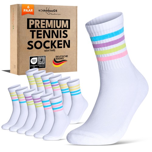 Damen tennissocken retro - damen,