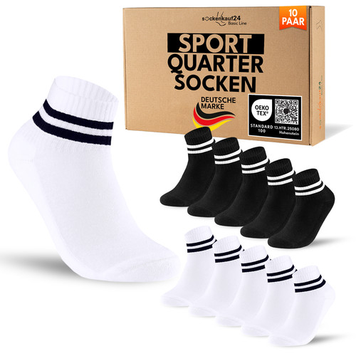 100 paar tennissocken - 10-100,